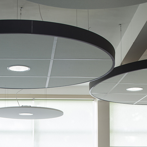 Acoustic ceiling canopies
