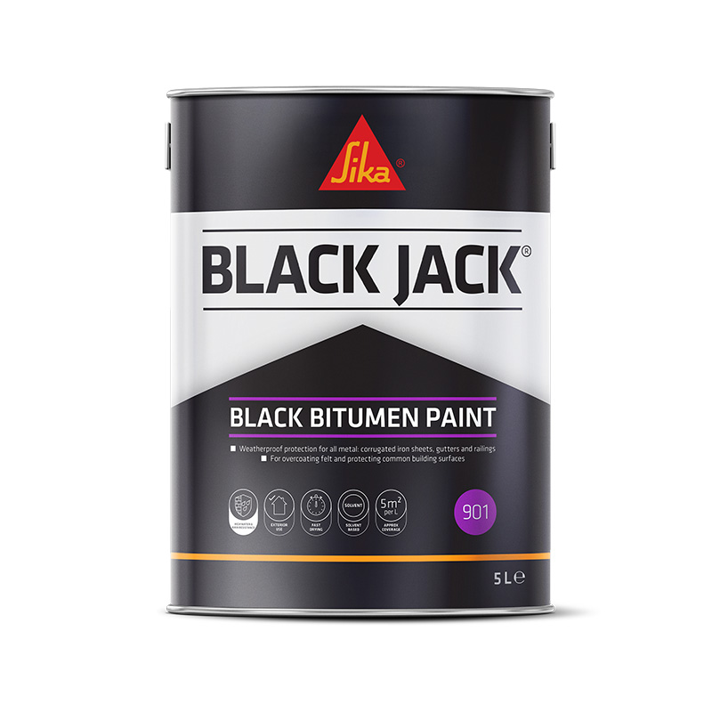 Sika Black Jack 901 Bitumen Paint 5L