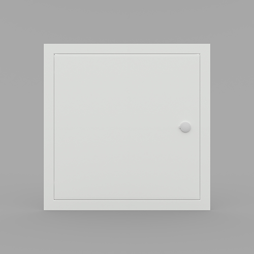 A ceiling access panel