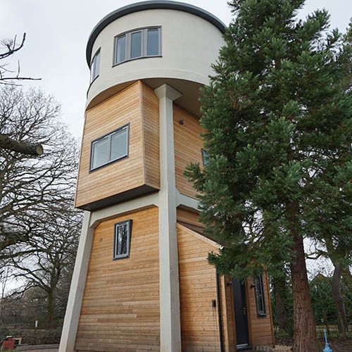 Water Tower with Actis Insulation Installed