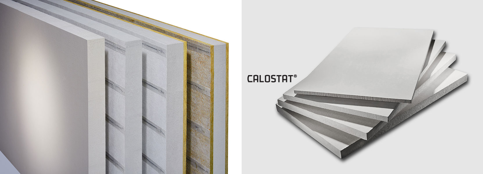 CALOSTAT® Insulation Panel Range and CALOSTAT® Pure