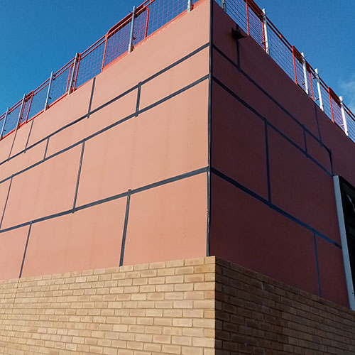 Knauf Windliner Used On External Facade At St Joseph's Primary School