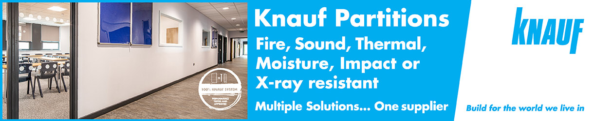 Knauf Partitions Banner