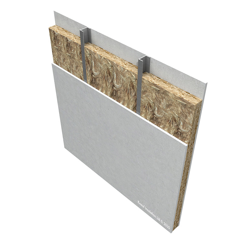 Knauf Insulation Internal Wall Metal Stud Glass Solution
