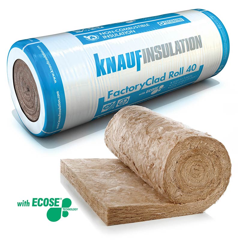 Knauf Insulation FactoryClad Roll 40