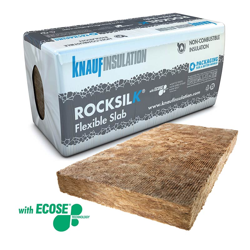 Knauf Insulation Rocksilk Flexible Slab