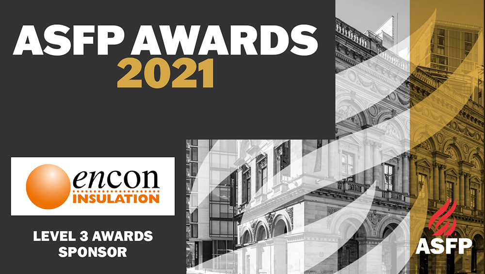 ASFP Awards 2021 Encon Insulation Sponsoring Level 3 Awards