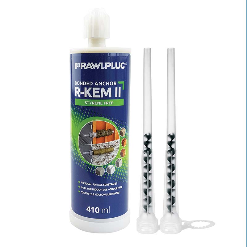 Rawlplug R KEM II Polyester SF Resin With Nozzels