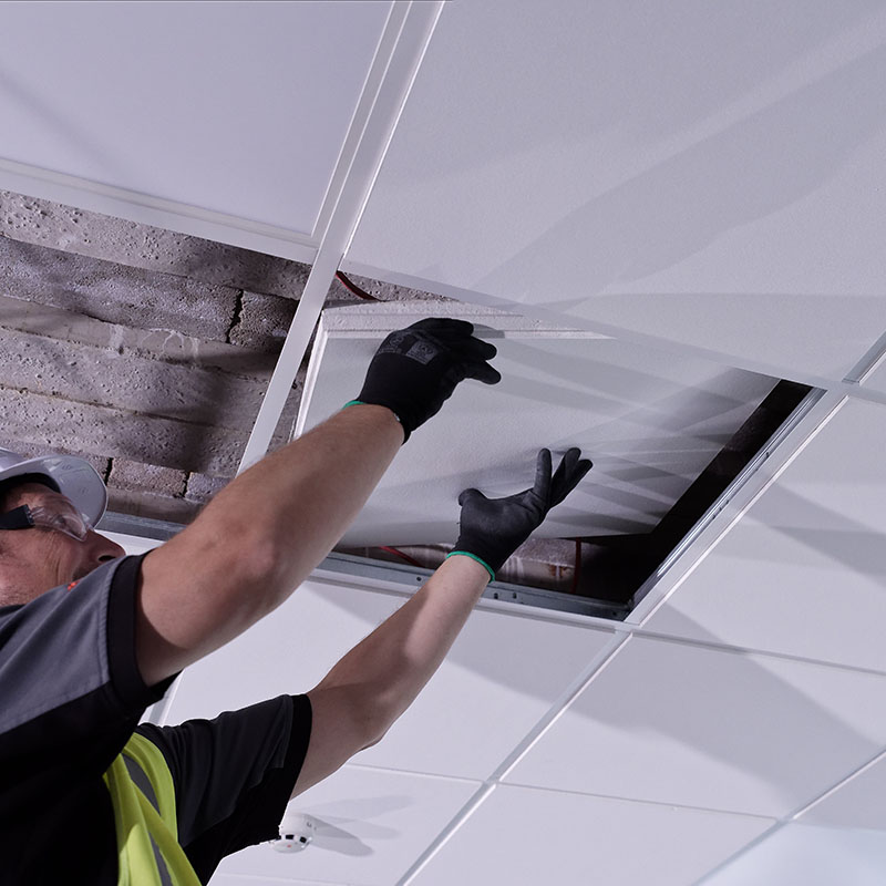 Rockfon Blanka dB 46 ceiling tiles