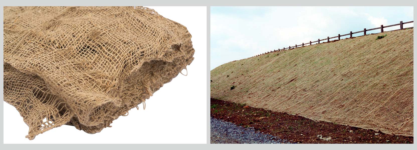 Soil Saver Jute Erosion Control Mesh