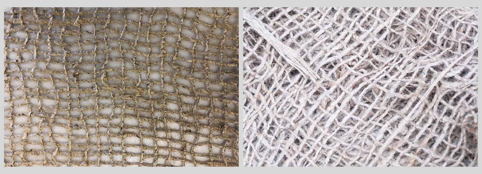 Soil Saver open weave, pure jute mesh