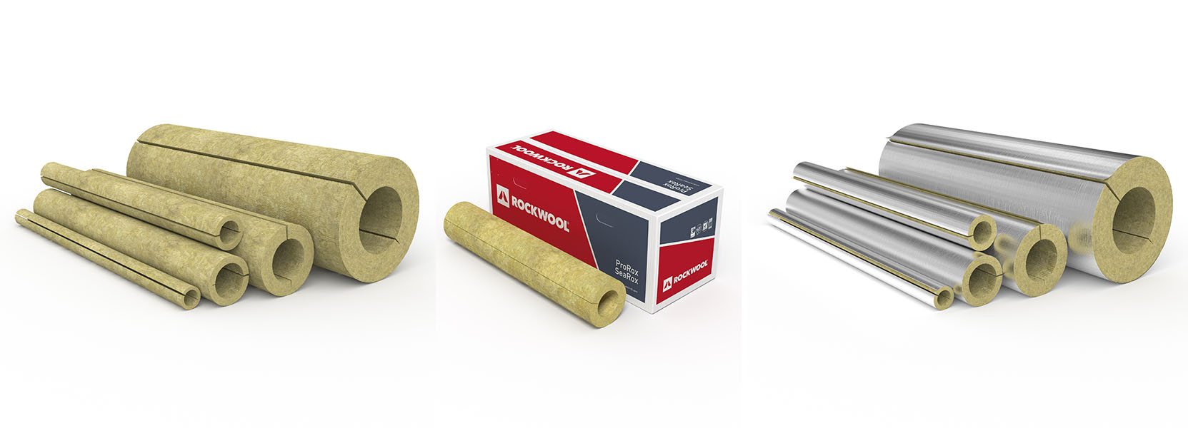 Rockwool Technical Insulation ProRox Pipe Sections