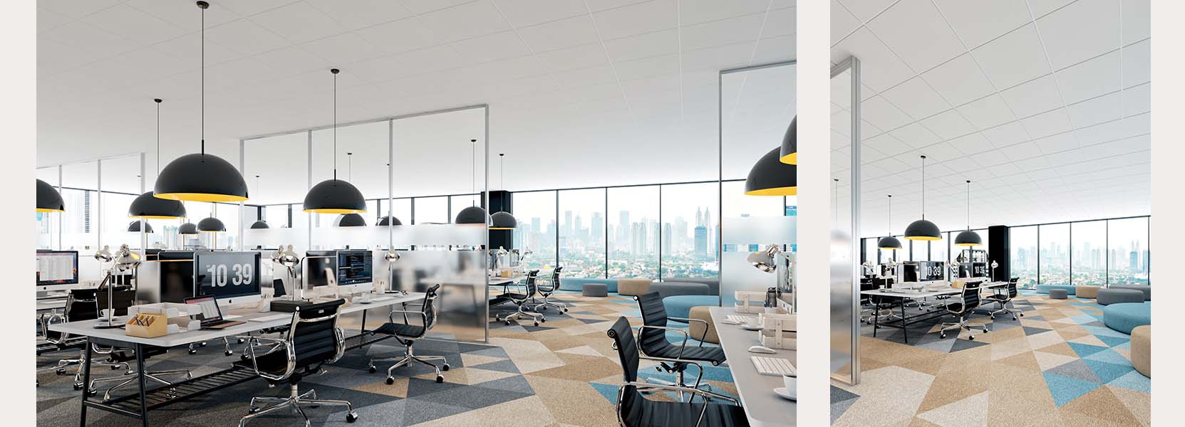 Knauf Ceiling Solutions ADAGIO Alpha+ Ceiling Tiles