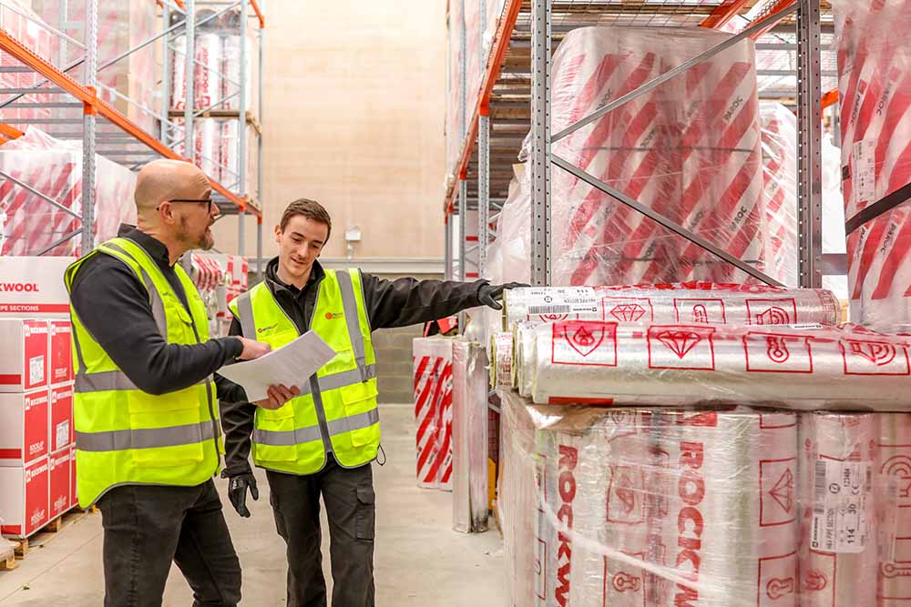 Apprentices in our warehouse