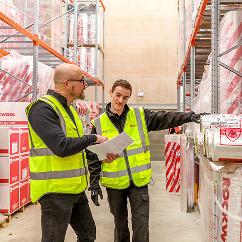 Apprentices in our warehouse