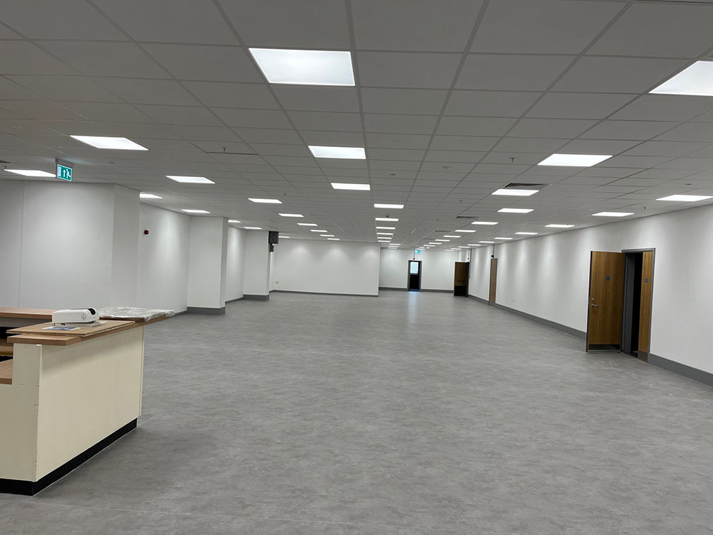 Interior fit out at RAF Lakenheath