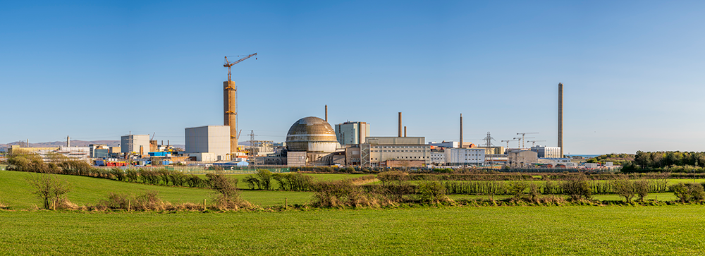 Sellafield Nuclear Power Plant Landscape