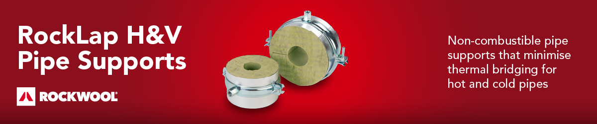 ROCKWOOL RockLap H&V Pipe Supports for HVAC applications