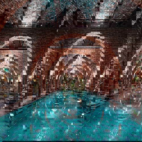 Knauf Aquapanel applied to a spa ceiling