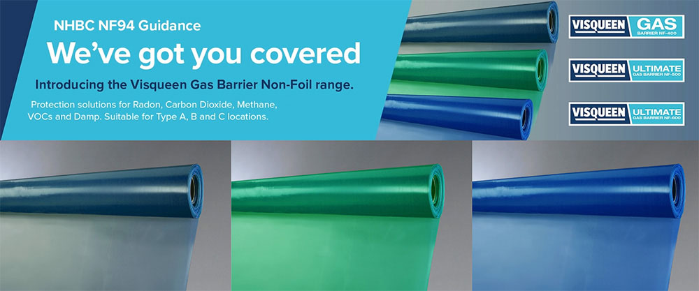 Visqueen gas barriers
