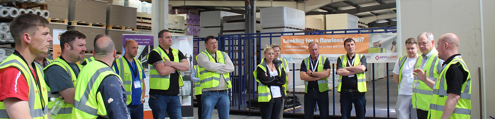 Customer demo and training at the Encon and Nevill Long Newcastle branch